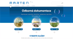 Desktop Screenshot of marten.cz
