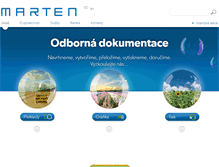 Tablet Screenshot of marten.cz